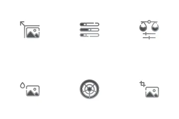 Ferramentas de edição de fotos Pacote de Ícones