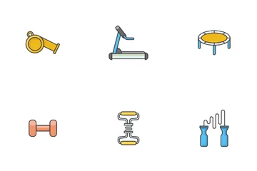 Ferramentas de ginástica Pacote de Ícones