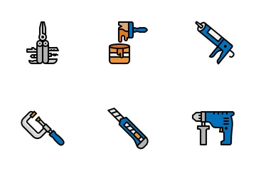 Ferramentas domésticas Pacote de Ícones