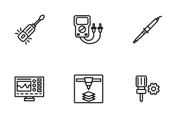 Ferramentas e equipamentos Pacote de Ícones