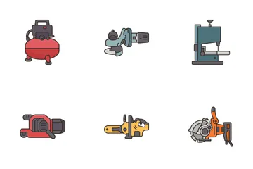 Ferramentas elétricas Pacote de Ícones