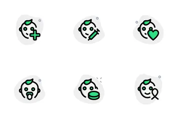 Fertility Pregnancy Icon Pack