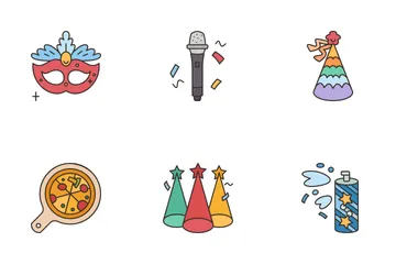 Festa de aniversário Icon Pack