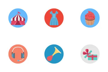 Festa e comemoração Icon Pack