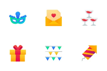 Festa e comemoração Icon Pack