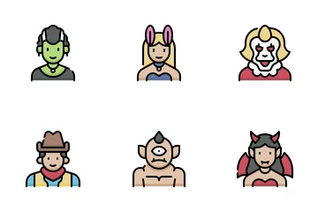 Festa in costume Icon Pack