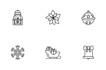 Festivo de Natal Pacote de Ícones