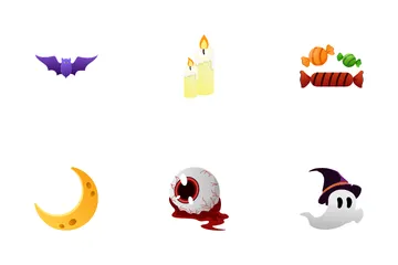 Fête d'Halloween Pack d'Icônes