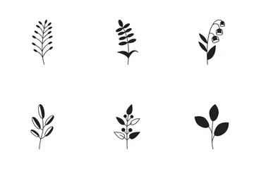 Feuille et plante Icon Pack