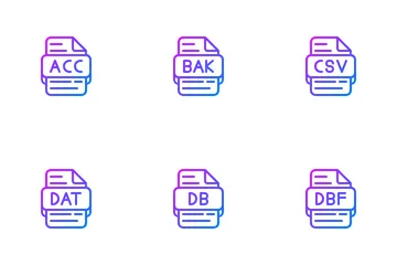 Fichier de base de données Pack d'Icônes