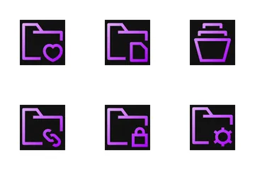 Dossiers de fichiers Pack d'Icônes