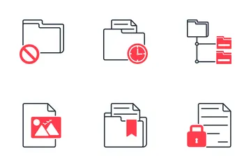 Fichiers et dossiers Pack d'Icônes
