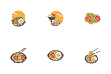 Fideos Paquete de Iconos