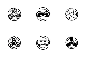 Fidget Spinner Icon Pack