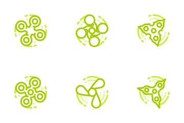 Fidget Spinner - Toxic Green Icon Pack
