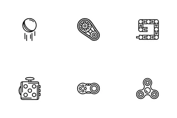 Fidget Toy Fun Antistress Game Icon Pack