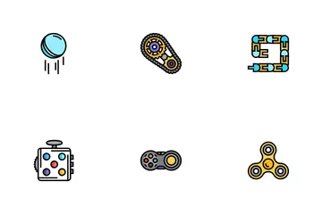 Fidget Toy Fun Antistress Game Icon Pack