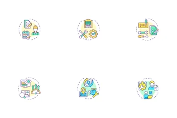 Field Service Management Icon Pack