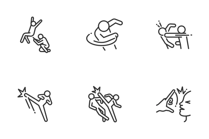 2,963 Fight Pose Icon Packs - Free in SVG, PNG, ICO - IconScout