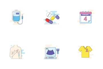 Fight Cancer Icon Pack