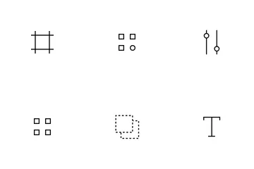 Outils essentiels Figma Pack d'Icônes