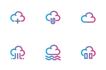 File And Cloud Icon Pack