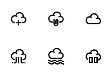 File And Cloud Icon Pack