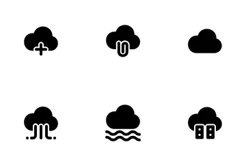 File And Cloud Icon Pack