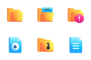 File And Folders Icon Pack