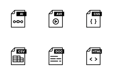 File Document Format Folder Icon Pack