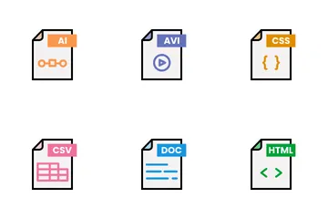 File Document Format Folder Icon Pack