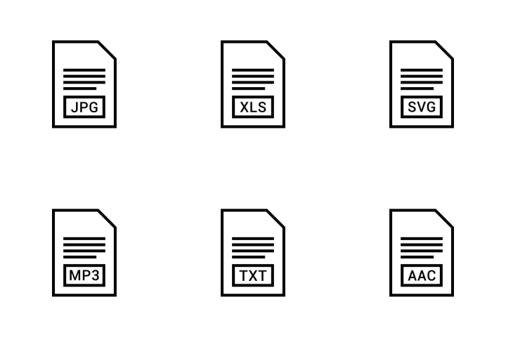 Download File Extension Names Icon pack - Available in SVG, PNG, EPS ...