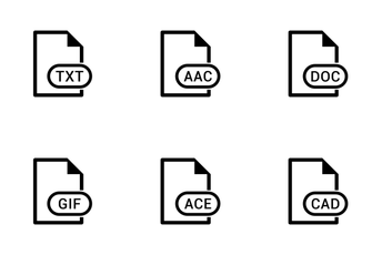 File Extension Names Vol 3 Icon Pack