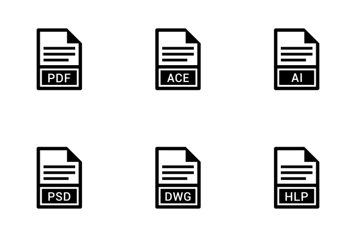 Download File Extension Names Icon pack - Available in SVG, PNG, EPS ...