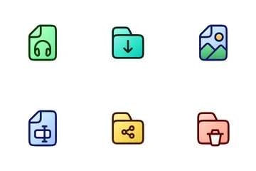 File & Folder Management Icon Pack