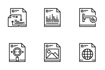 File Management And Process  Icon Pack