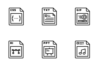 File Type And Format  Icon Pack