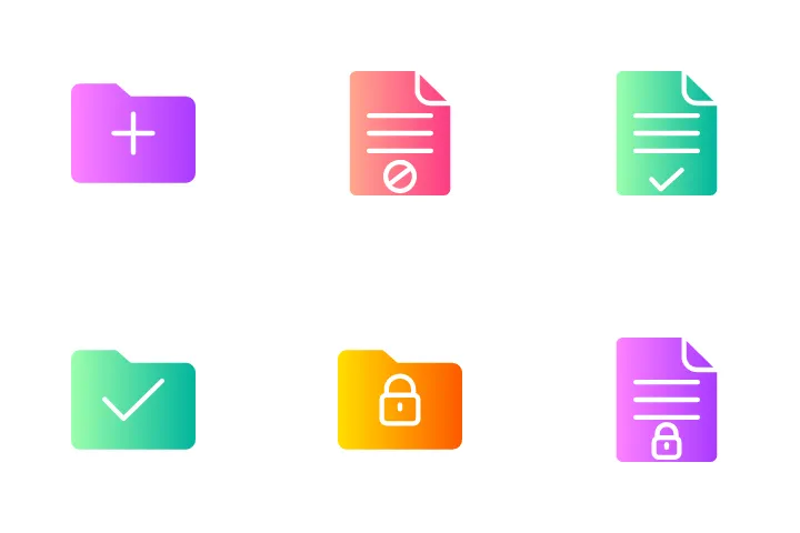 Download Files And Folders Icon pack Available in SVG, PNG & Icon Fonts