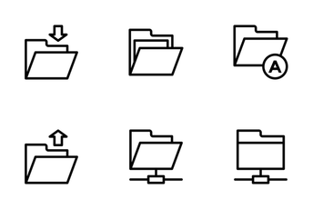 Files And Folders Icon Icon Pack