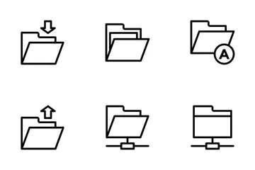 Files And Folders Icon Icon Pack