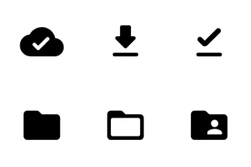 Files Filled Icon Icon Pack