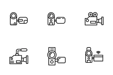 Filmadora Pacote de Ícones