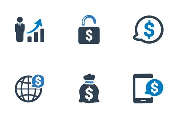 Finanças e dinheiro Pacote de Ícones