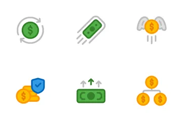 Finanças e investimentos Pacote de Ícones