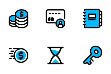 Finanças e Negócios 11 Icon Pack