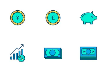 Finanças Vol - 4 Pacote de Ícones