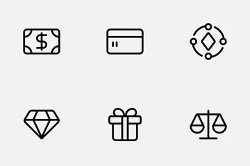 Finance And Commerce Icon Pack