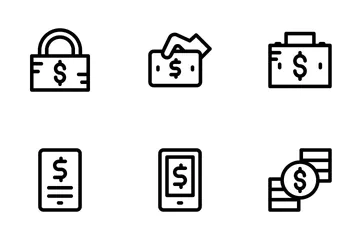 Finance And Payments Line Icons 2 Icon Pack