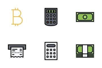 Finance Colored Icon Pack