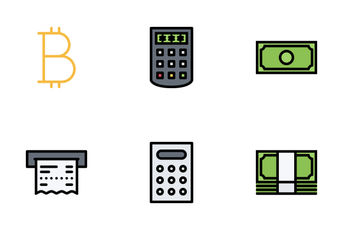 Finance Colored Icon Pack
